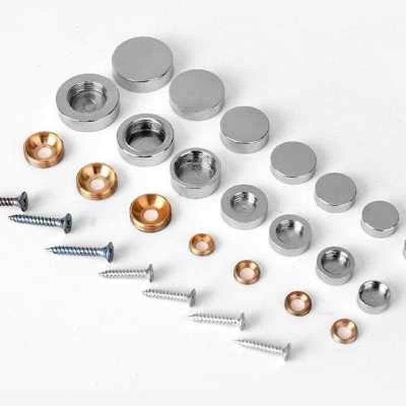 安装钉扣沙发用材料客厅浴室家用柜布置螺旋玻璃镜厕所h镜子钉手