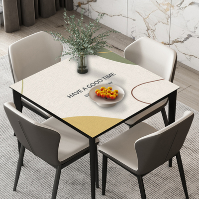 方桌桌垫正方形隔热耐高温四方形八仙桌小四方桌皮革桌布防水防油