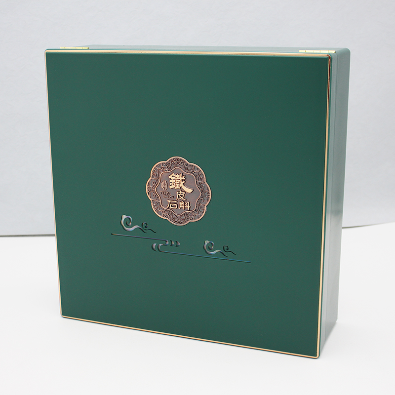 新款铁皮石斛包装盒高档绿色枫斗礼品盒0克0克石斛礼盒空盒