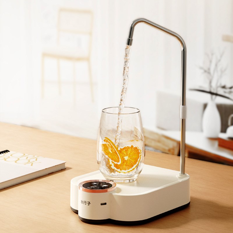 水行子桶装水抽水器电动桌面自动上水器家用台式饮水机大桶取水器