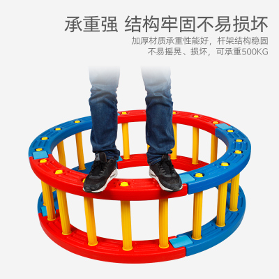 儿童感统训练器材四分之一圆幼儿园早教家用平衡木独木桥体能玩具