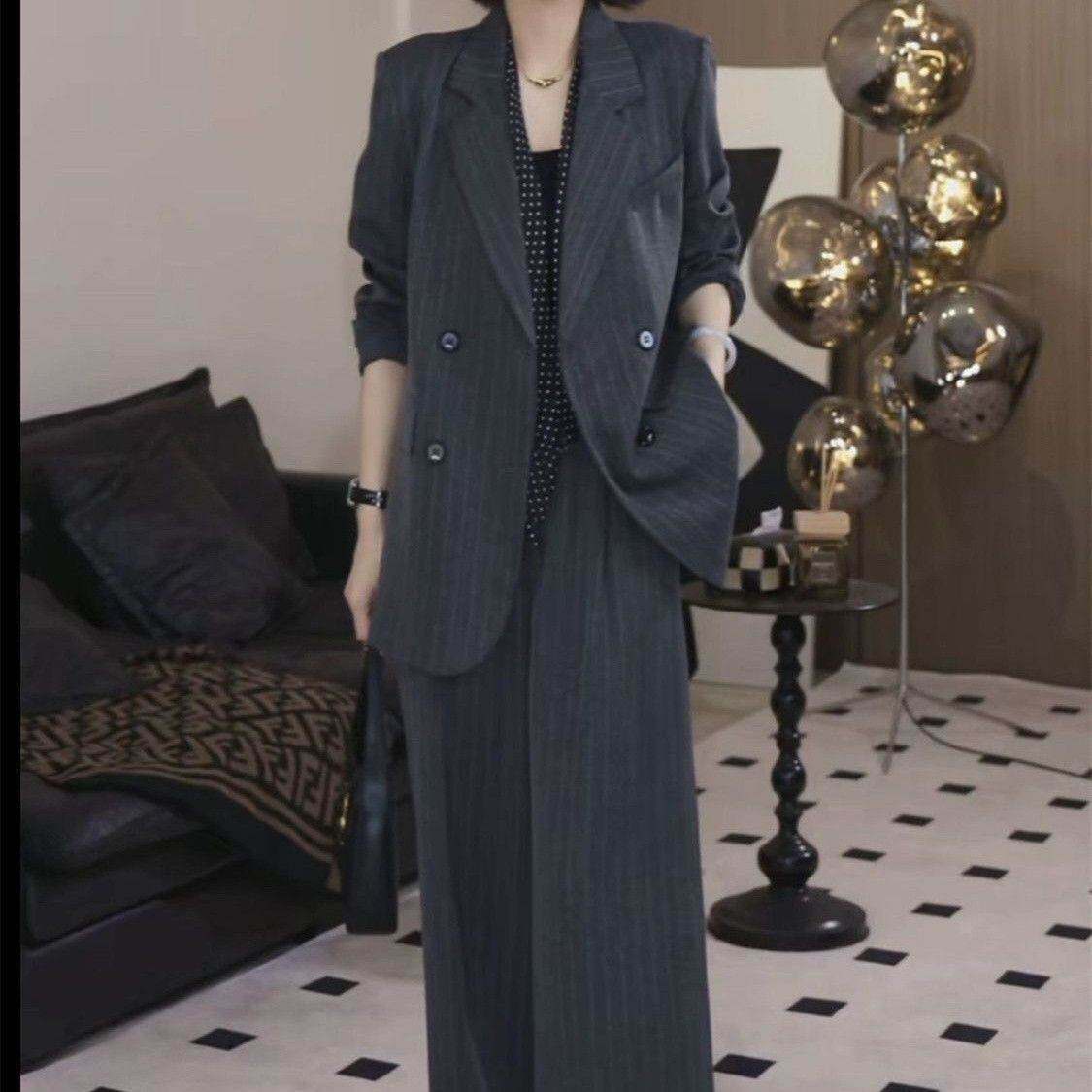 高档西装套装女2026秋季新款时尚气质高级感职业装休闲西服两件套