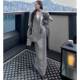 春秋小套装 外套高腰显瘦中长裙 御姐风气质设计感西装