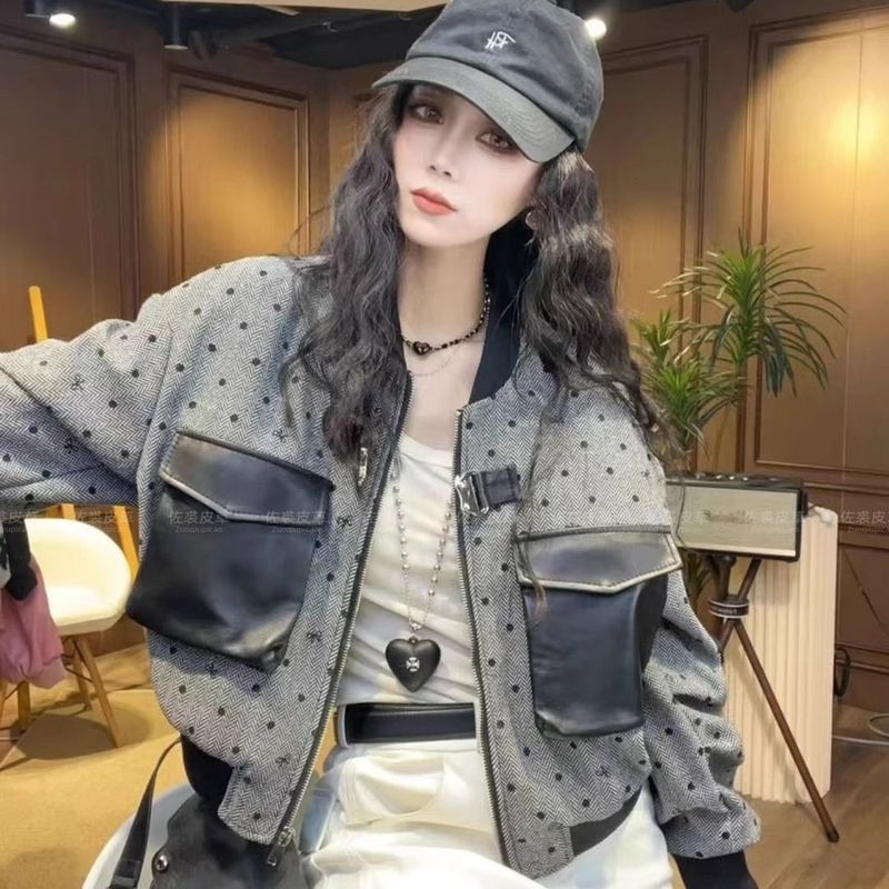 海宁2025春秋新款爆款皮衣外套女高级感小个子真皮绵羊皮短款进口