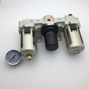 长促油水分离器三联件AC4000 空压机过滤器 空气过滤气动压阀
