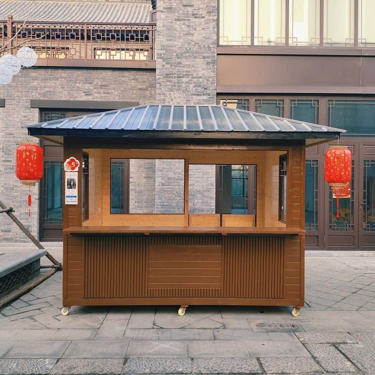 定制仿古防腐木小木屋售