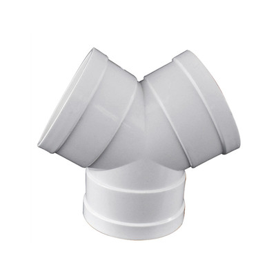 PVC110 Y型三通 人字燕尾三通 110下水管道50家用三通75换气接头