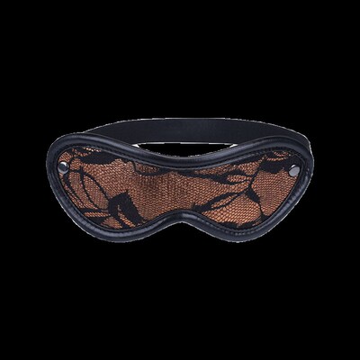 KINK剥夺视觉高颜值遮光蒙眼蛇纹蕾丝眼罩饰品调教装饰用品家用