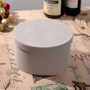 21圆形桶绒布粽子包装礼盒 520礼物盒喜糖伴娘伴手礼盒花艺包装盒