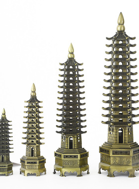 文昌塔摆件九层13层书房办公室装饰品景区旅游工艺品收藏纪念品