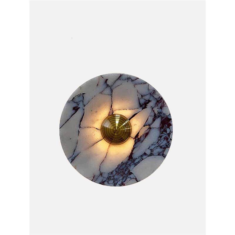 法式中古轻奢大理石壁灯轻奢玄关走廊灯北欧意式复古客厅卧室灯