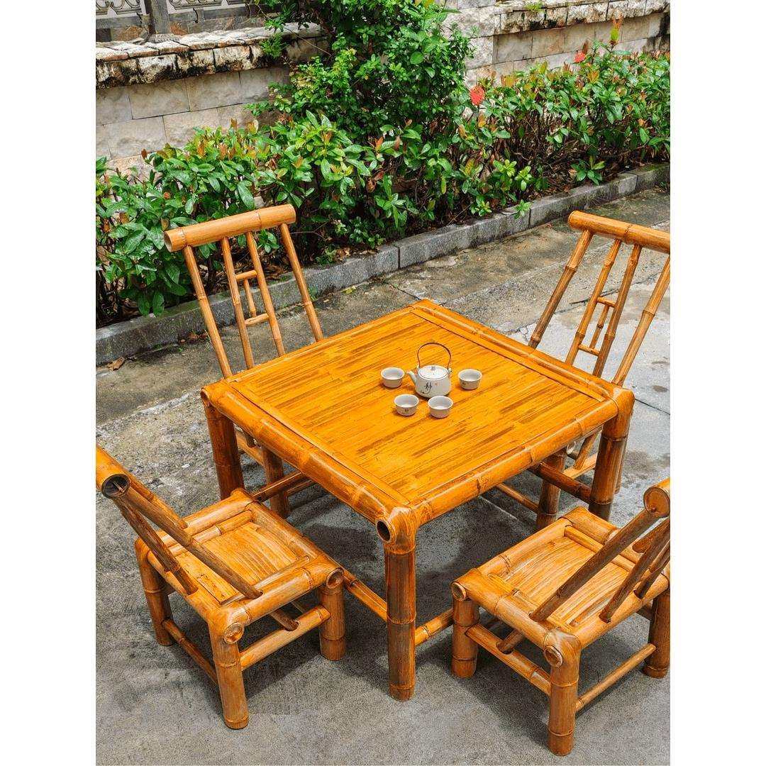 竹桌子户外庭院竹桌椅组合围炉煮茶阳台火锅竹台竹茶几竹编桌椅子,五金/工具,其他电线电缆,淘宝优惠券,粉丝福利购,淘宝优惠卷