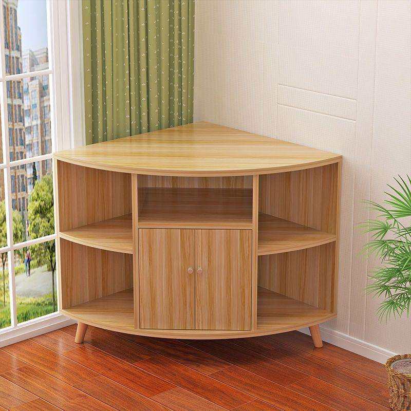 墙角简约现代转角柜边柜拐角经济型三角电视柜墙角直角电视柜组合