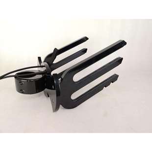 游艇船舶铝制滑水板冲浪板存放支架固定架表面喷黑340 210mm 300