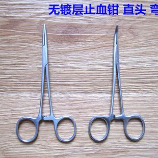 止 钓鱼拔亚路钳毛无钳式血蚊镀层头钳宠物狗弯头不锈钢钳子直