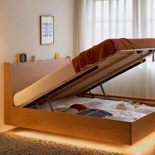 北欧实木床樱桃高箱储物双人床大象 户型木二黑木作卧室小 箱体床