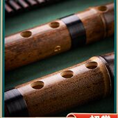 洞箫乐器短萧初学者入门专业演奏级g调六八孔高档紫竹f古风玉笛潇