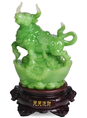 招财金牛摆件工艺品办公室生肖牛摆设家居装饰品十二生肖牛摆件