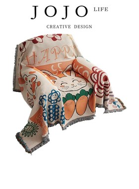 JOJOS L. PD.discuss.沙发套罩单人一整张全盖防滑垫盖布  商量