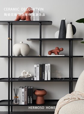HERMOSO 书柜办公室装饰摆件酒柜客厅书房陶瓷桌面乔迁新居开业