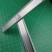 美工尺广告防护直尺丁字尺t型滑动尺防走偏铝合金尺子绘图尺裁剪1