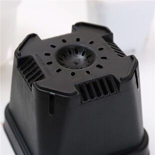 加厚小白方多肉花盆肉肉植物塑料方形叶插盆育苗盆大黑方盆十方盆