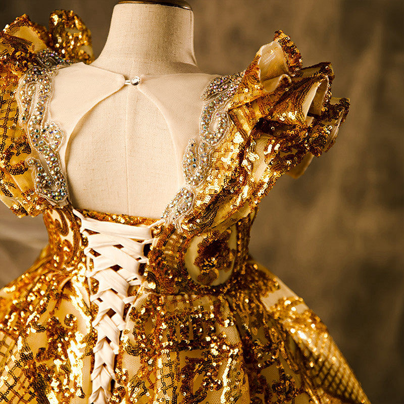 高端女童礼服2024新款气质儿童模特走秀舞台拖尾小女孩钢琴演出服,童装/婴儿装/亲子装,儿童礼服,淘宝优惠券,粉丝福利购,淘宝优惠卷