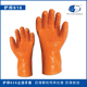 护邦牌棉毛浸塑手套耐油防滑劳保耐磨耐酸碱工业颗粒止滑浸胶手套