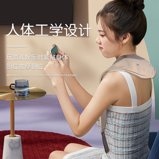 颈椎按摩器老人披肩捶打颈部腰部肩部肩颈仪捶背器敲打家用按摩椅