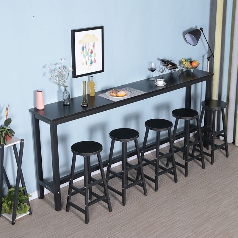 靠墙吧台桌家用客厅吧台桌简易吧台桌简约酒吧桌高脚桌咖啡奶茶桌