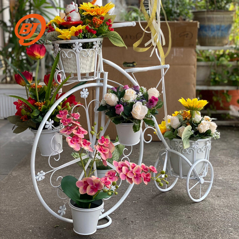 创意欧式装饰自行车花架子庭院铁艺造景绿植花盆摆件阳台橱窗道具,鲜花速递/花卉仿真/绿植园艺,花架,淘宝优惠券,粉丝福利购,淘宝优惠卷