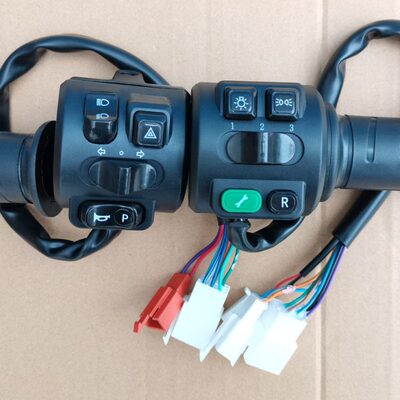 转把加组合三新开关手闪吉祥狮泰日阳林豪创新电动车左右变速格双