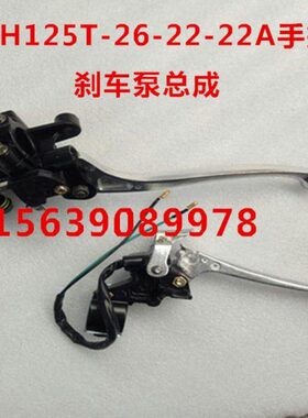 煞公主煞新EH125车影26手适配-车把-SD座总成镜泵大T-2222A洲茜茜