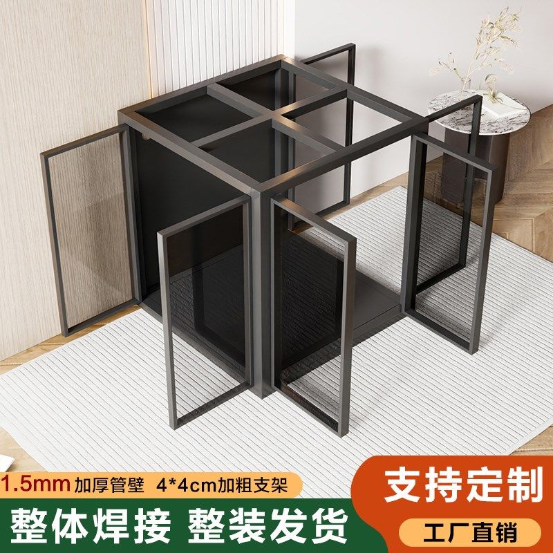 鱼缸架定制工业风不锈钢鱼缸底座长200/100水簇箱铁艺玻璃门底柜,宠物/宠物食品及用品,底柜/落地缸,淘宝优惠券,粉丝福利购,淘宝优惠卷