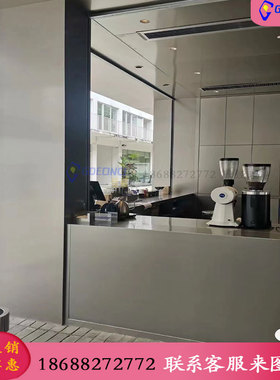 雾面铝板店铺室内墙面装饰高度哑光银灰色阳极氧化2.5mm厚吕单板