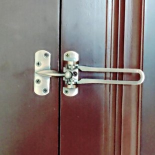 宾馆防盗锁门扣插销反锁扣门链安全链反锁家用房内酒店保险搭扣