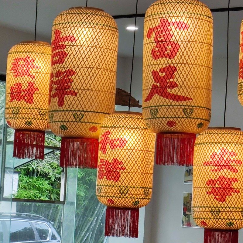 竹编油纸灯笼中式火锅店装饰灯罩港式茶餐厅仿古复古潮汕市井吊灯,节庆用品/礼品,灯笼,淘宝优惠券,粉丝福利购,淘宝优惠卷