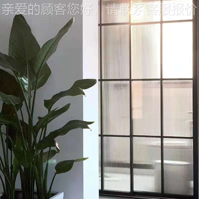 门法式家用拉玻璃厅阳台简约厨房客卫90生间隔断极窄铝合金推门
