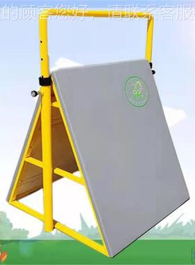 儿童跑酷训器练材跑酷墙跑酷挡板猫92141挂厂幼儿园室外箱体适能