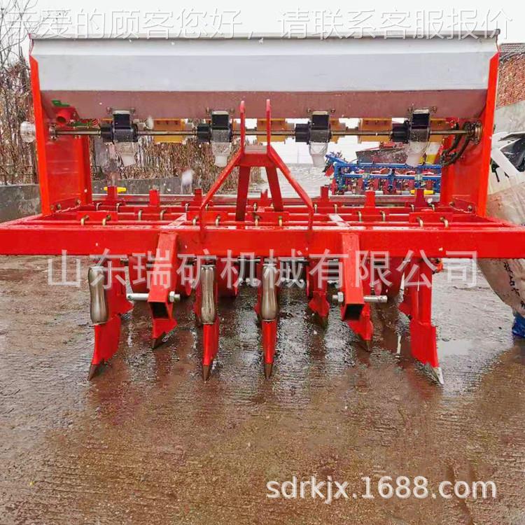 播种机12种行小麦播种拉机机拖机带谷子高粱旱稻播施肥圆盘桨腿式
