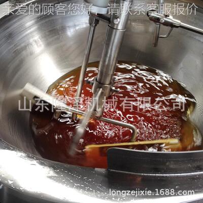 商用加热ERC酱电料平多爪炒锅 40L0行星搅拌底夹层锅 火锅炒料机