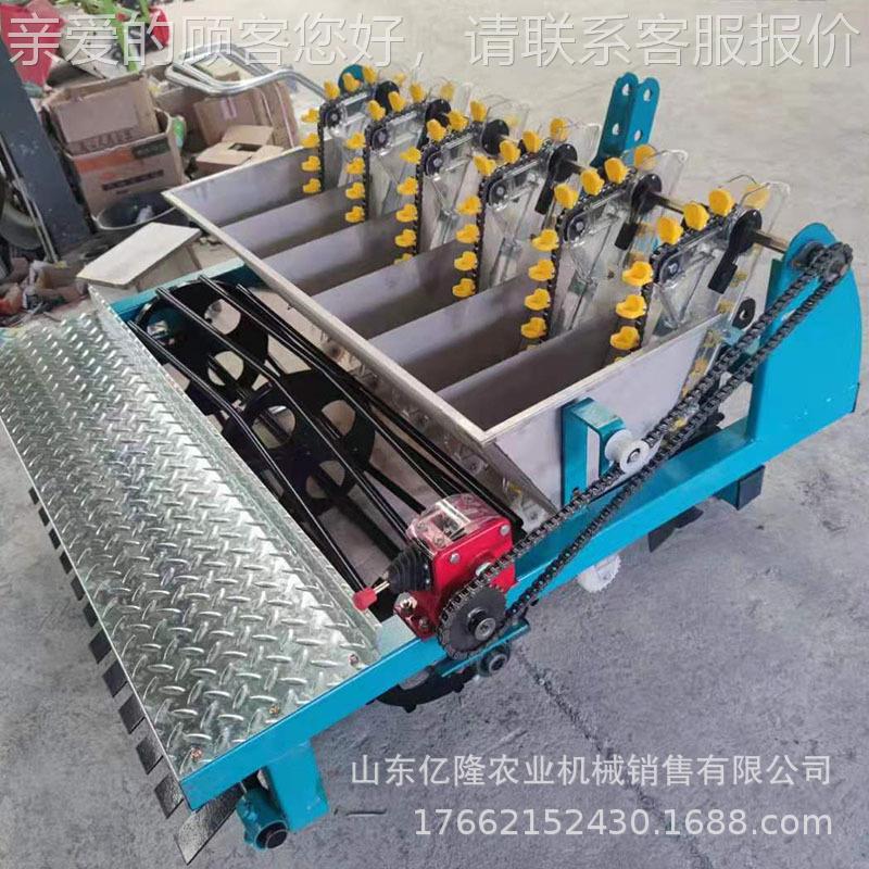 手人力栽蒜机蒜六推行大蒜播种机 株距YL-BZJ 可调大播种机