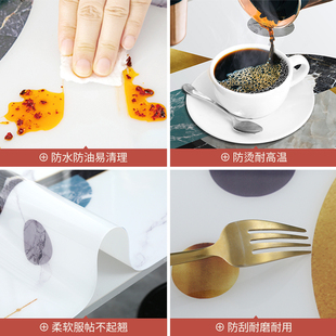 餐桌垫pvc桌布防水防油免洗防烫轻奢高级感软玻璃茶几垫桌垫家用