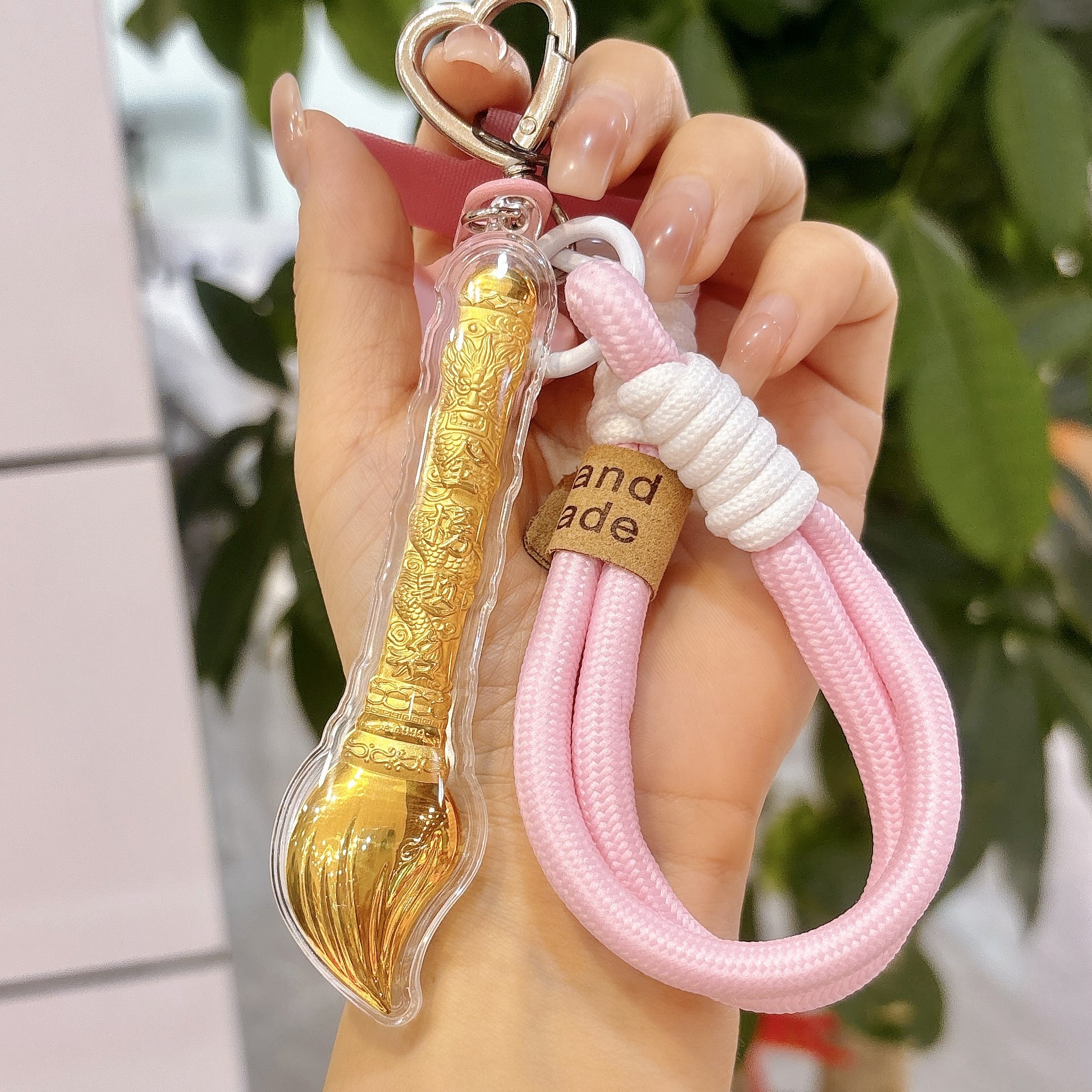 水贝含金工艺品 神龙笔爆品 包挂手机挂 多样性发一