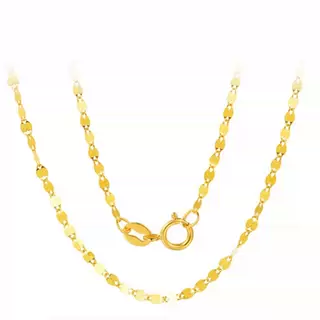 18K金项链 经典鱼唇项链 百搭锁骨嘴唇 80071,珠宝/钻石/翡翠,颈饰,淘宝优惠券,粉丝福利购,淘宝优惠卷