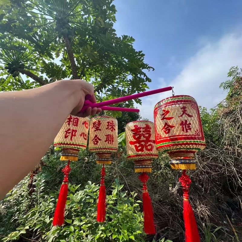 潮汕州传统竹编油纸迷你手提灯笼姓氏囍结婚复古国风中秋元宵儿童,节庆用品/礼品,灯笼,淘宝优惠券,粉丝福利购,淘宝优惠卷