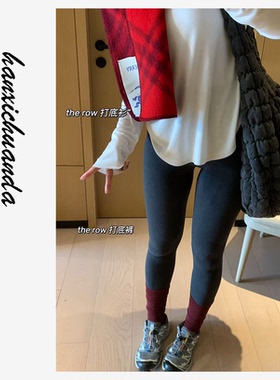 TR澳绒打底裤！王者段位！双面磨毛绒感~肯豆超模0束缚高弹打底裤