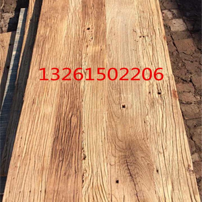 老门板老榆木风化板材墙面板实木地板吧台板楼梯板老木料旧木板