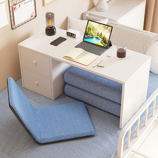 床上书桌懒人笔记本电脑桌家用卧室飘窗坐地小桌子学生宿舍学习桌