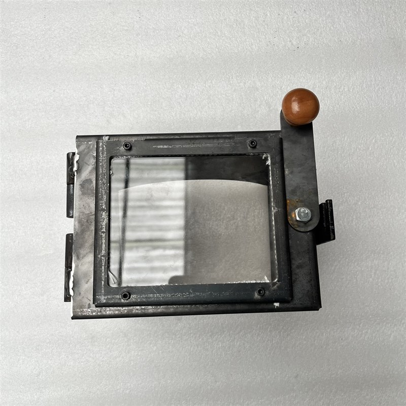 烤火炉带玻璃观火口添柴口添柴门柴火口加厚进柴口200x150肖特玻